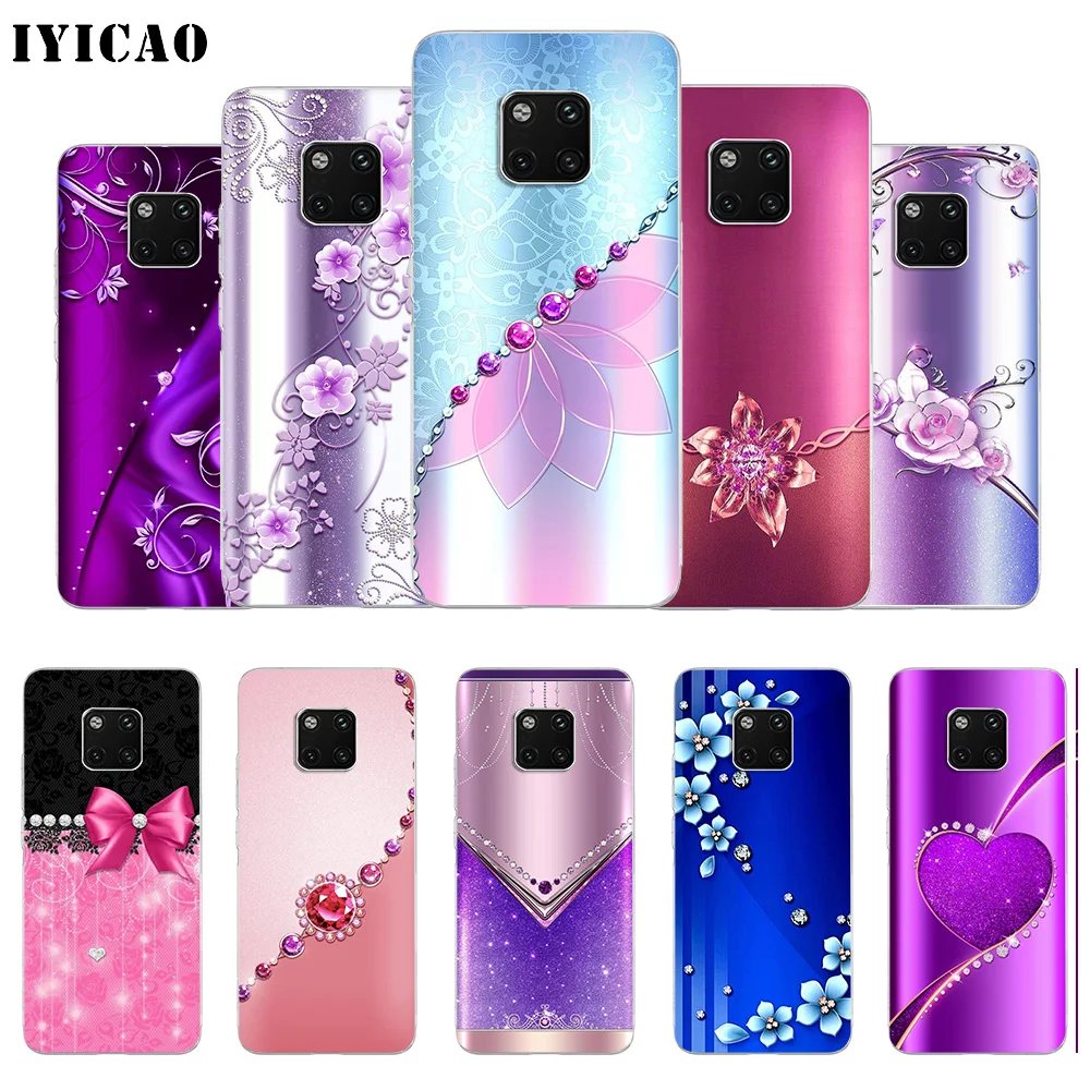 IYICAO Crystal Rhinestone Flower print Soft Silicone Phone Case for Huawei Mate 10 20 Lite Pro Nova 2 2i 3 3i 4 Lite TPU Cover
IYICAO Crystal Rhinestone Flower print Soft Silicone Phone Case for Huawei Mate 10 20 Lite Pro Nova 2 2i 3 3i 4 Lite TPU Cover