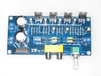 TDA2030A single power BTL amplifier board 2 channel power output 36W+36W FINISHED BOARD without radiator
TDA2030A single power BTL amplifier board 2 channel power output 36W+36W FINISHED BOARD without radiator