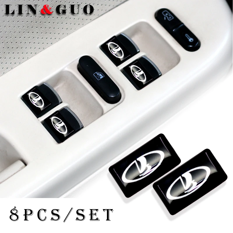 8pcs Car styling Steering wheel 3D small Emblem Sticker Wheel Decal Fit for lada niva kalina priora granta largus Car Sticker
8pcs Car styling Steering wheel 3D small Emblem Sticker Wheel Decal Fit for lada niva kalina priora granta largus Car Sticker