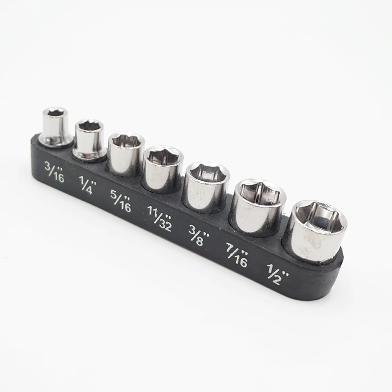 7pcs Spark Plug Socket 1/4 Inch 6.35mm Nuts Drive Hex 6 Points Wrench Socket Adapter Spanner Allen Head For Auto Car Repair
7pcs Spark Plug Socket 1/4 Inch 6.35mm Nuts Drive Hex 6 Points Wrench Socket Adapter Spanner Allen Head For Auto Car Repair