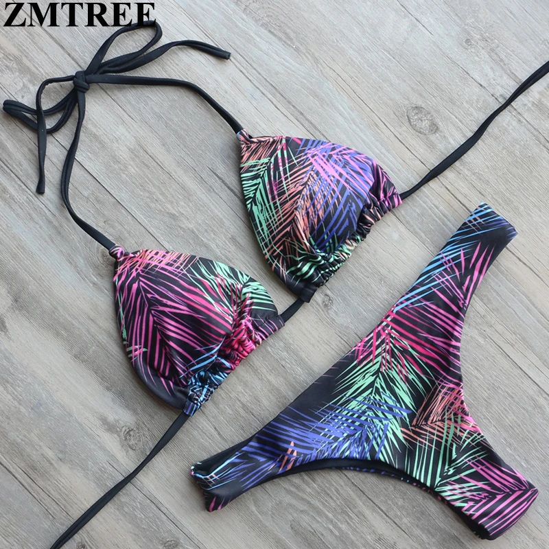 ZMTREE 2017 Newest Printed Bandage Bikini Set Sexy Swimwear Women Summer Bathing Suit Push Up Brazilian Swimsuit Biquinis Female
ZMTREE 2017 Newest Printed Bandage Bikini Set Sexy Swimwear Women Summer Bathing Suit Push Up Brazilian Swimsuit Biquinis Female