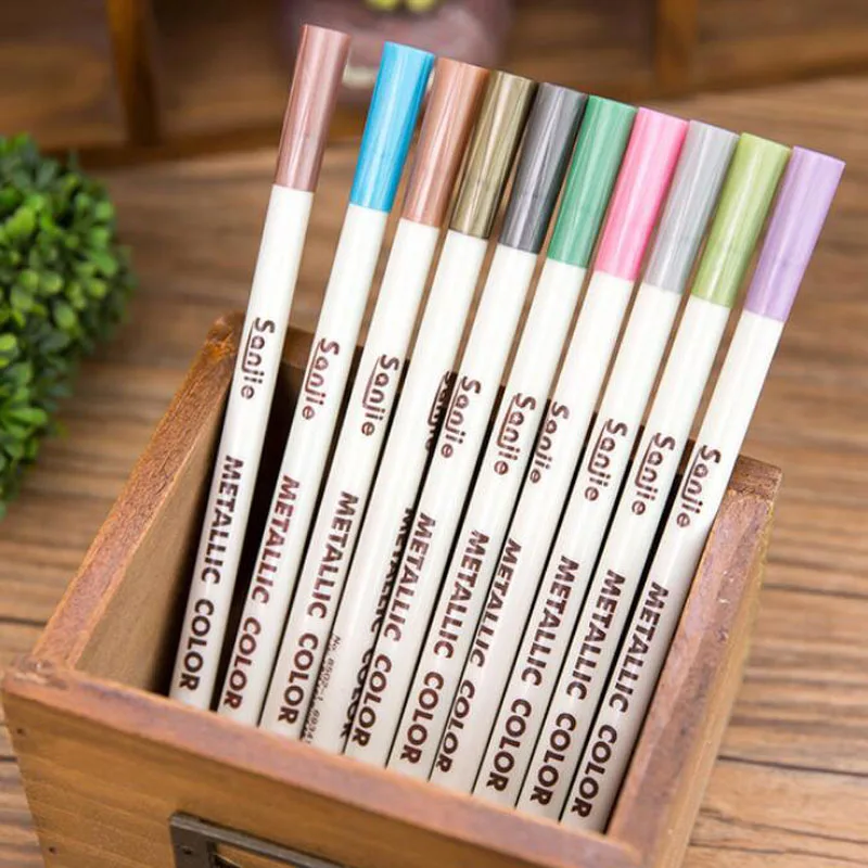 Children Graffiti Pen Stationery DIY Photo Album Accessories Hand Account Metal Color Paint Pen Pearl Color Wedding Sign In Pen
Children Graffiti Pen Stationery DIY Photo Album Accessories Hand Account Metal Color Paint Pen Pearl Color Wedding Sign In Pen