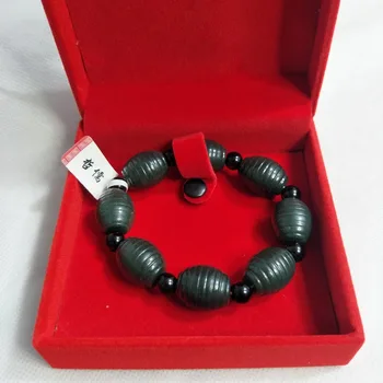 Zheru Jewelry Pure Natural Hetian Jade Bracelet Carved Dark Green Oval Bucket Bracelet A Class A National Certificate
Zheru Jewelry Pure Natural Hetian Jade Bracelet Carved Dark Green Oval Bucket Bracelet A Class A National Certificate