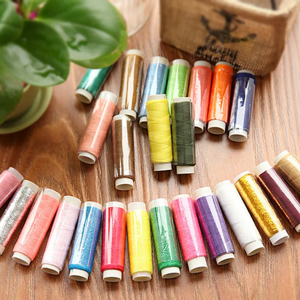 39pcs/set Mixed Colors Polyester Spool Sewing Thread For Hand Machine sewing machine needlework HQ
39pcs/set Mixed Colors Polyester Spool Sewing Thread For Hand Machine sewing machine needlework HQ