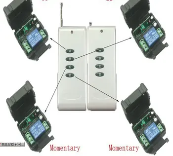 12V 1ch Wireless Remote Control switch System 1 Tansmitter & 4 Receivers 315MHZ/433MHZ home automation z-wave
12V 1ch Wireless Remote Control switch System 1 Tansmitter & 4 Receivers 315MHZ/433MHZ home automation z-wave