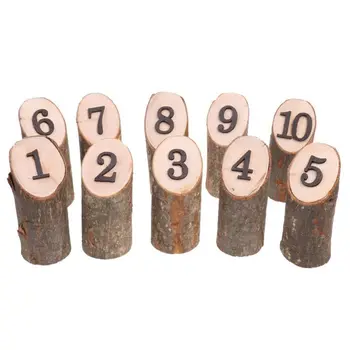 10pcs Rustic 1-10 Wooden Table Numbers Base Stand Table Cards Holder Wedding Birthday Party Centerpieces Decor
10pcs Rustic 1-10 Wooden Table Numbers Base Stand Table Cards Holder Wedding Birthday Party Centerpieces Decor