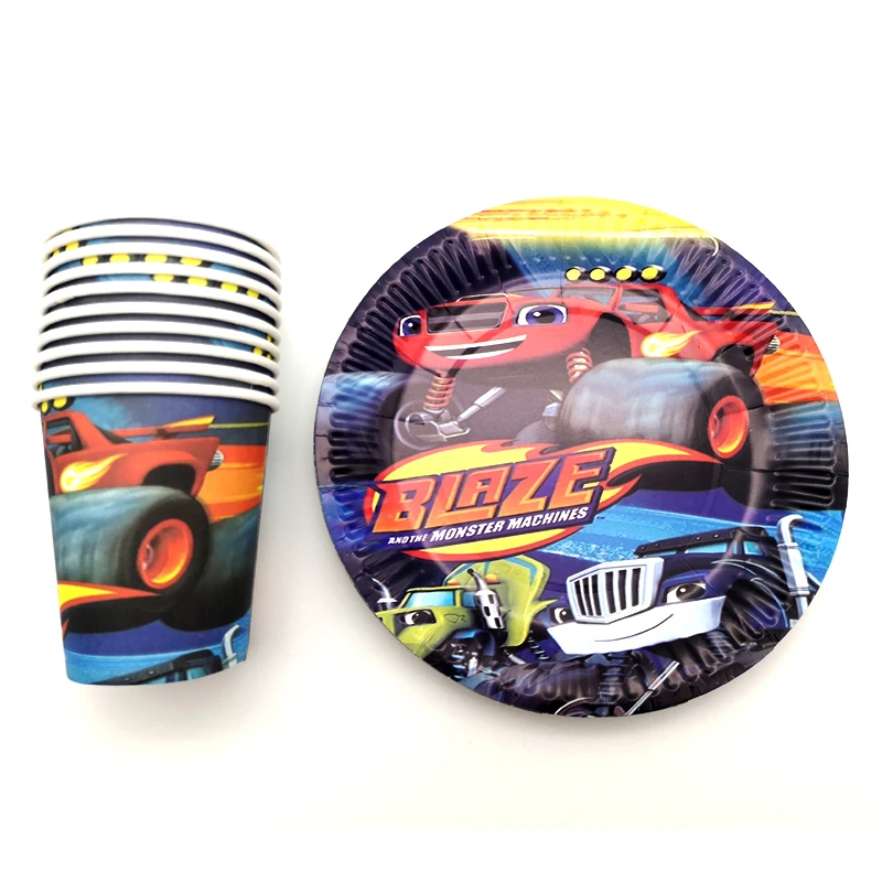 60PCS Baby Shower Blaze Monster Machines Design Decorate Cups Plates Kids Favors Dishes Glass Happy Birthday Party Tableware Set
60PCS Baby Shower Blaze Monster Machines Design Decorate Cups Plates Kids Favors Dishes Glass Happy Birthday Party Tableware Set