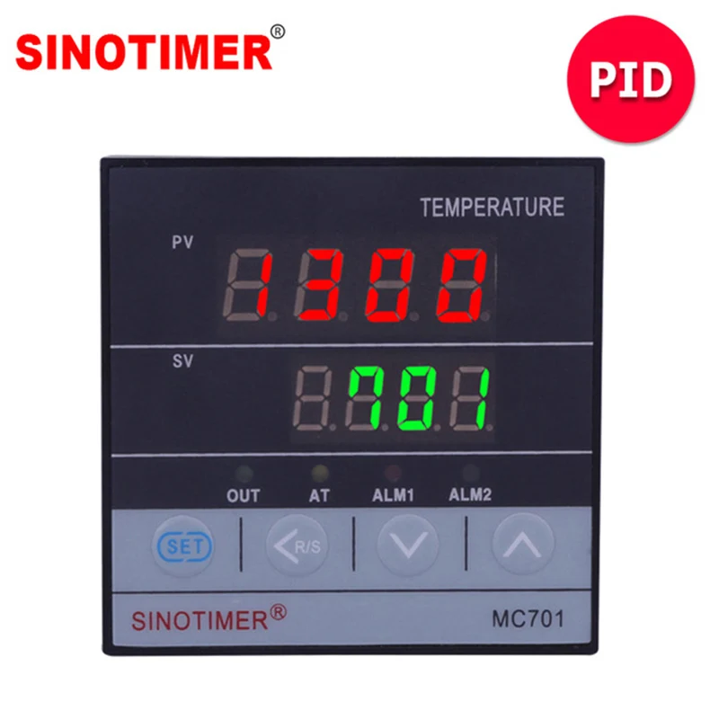 Universal Input Temperature Controller PT100 K Thermocouple Digital PID SSR and Relay Output with Alarm Fahrenheit Short Shell
Universal Input Temperature Controller PT100 K Thermocouple Digital PID SSR and Relay Output with Alarm Fahrenheit Short Shell