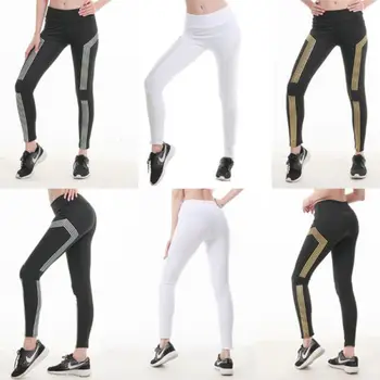 Fitness Leggings Women Stripe Leggings Pants 2018 New Casual Reflective Printed Workout Fitness Stretch Long Trousers S-XL
Fitness Leggings Women Stripe Leggings Pants 2018 New Casual Reflective Printed Workout Fitness Stretch Long Trousers S-XL
