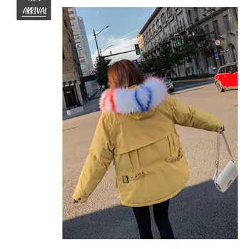 2019 winter coat New Solid Fashion Cotton-padded Jacket Coat Women Big Artificial Fur Hooded Warm Winter Jacket Women Parkas
2019 winter coat New Solid Fashion Cotton-padded Jacket Coat Women Big Artificial Fur Hooded Warm Winter Jacket Women Parkas
