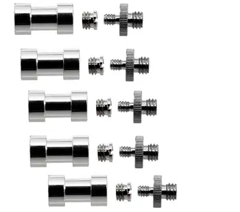 1/4" 3/8" Tripod Screw Mount Convert Adapter Flash Light Stand Camera Spigot for Camera Cage / GoPro Cameras / LED Panel / Studi
1/4" 3/8" Tripod Screw Mount Convert Adapter Flash Light Stand Camera Spigot for Camera Cage / GoPro Cameras / LED Panel / Studi