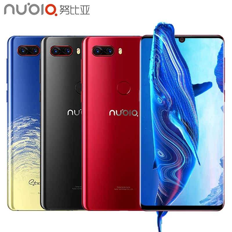 Original Nubia Z18 Mobile Phone 5.99" Water Drop Screen 6GB RAM 64GB ROM Snapdragon 845 Octa Core Android 8.1 3450mAh Smartphone
Original Nubia Z18 Mobile Phone 5.99" Water Drop Screen 6GB RAM 64GB ROM Snapdragon 845 Octa Core Android 8.1 3450mAh Smartphone