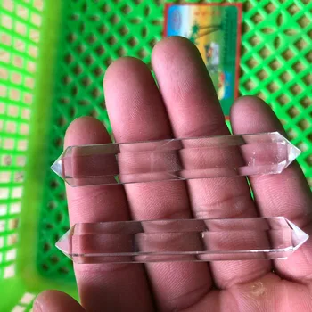 1pcs Natural beautiful shining white crystal double pointed crystal column as a gift
1pcs Natural beautiful shining white crystal double pointed crystal column as a gift