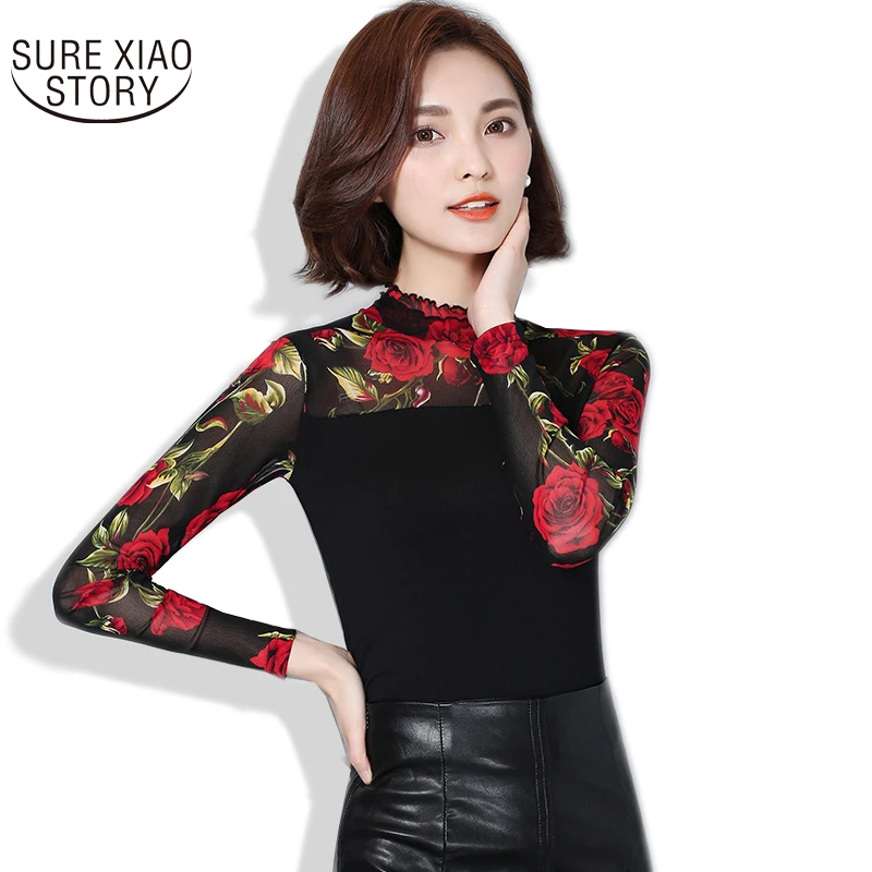 2017 new fashion fall winter women blouse long sleeved rose flower shirt plus size women Korean style women shirt 60i 25
2017 new fashion fall winter women blouse long sleeved rose flower shirt plus size women Korean style women shirt 60i 25