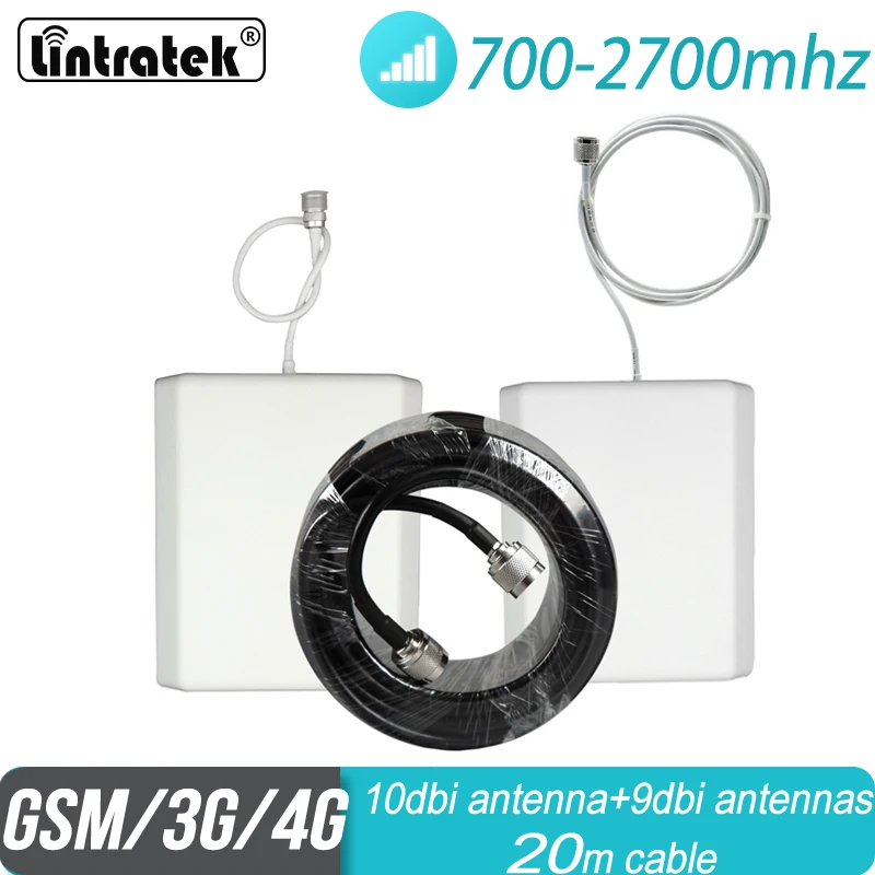 700-2700mhz 9dBi GSM 2G 3G 4G Signal Antenna External Cellphone Antenna +Indoor Antenna+20m cable For Mobile Signal Booster S50
700-2700mhz 9dBi GSM 2G 3G 4G Signal Antenna External Cellphone Antenna +Indoor Antenna+20m cable For Mobile Signal Booster S50