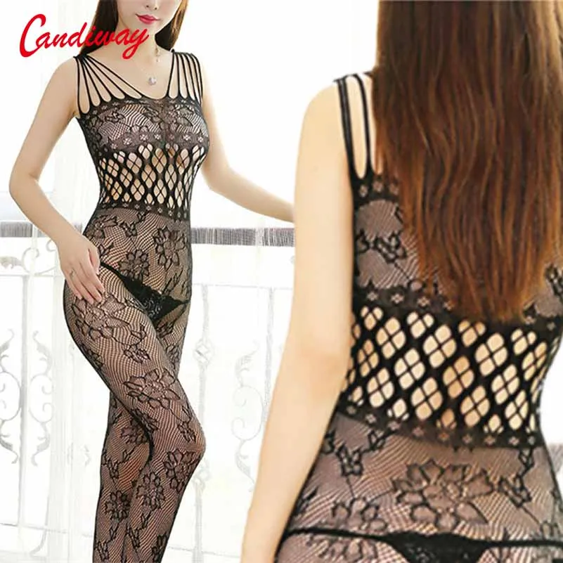 Sexy Bodysuit Lingerie Sheer Suspender Bodystocking Sexy Costumes Lingerie Net Bodysuits Crotchless Fishnet clothes
Sexy Bodysuit Lingerie Sheer Suspender Bodystocking Sexy Costumes Lingerie Net Bodysuits Crotchless Fishnet clothes