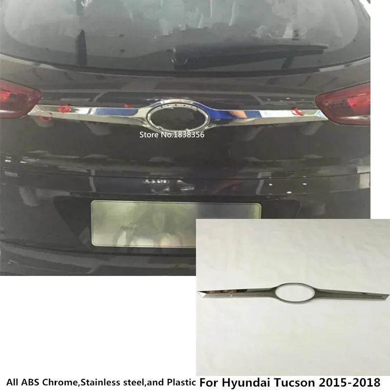 1 шт. хромированная накладка на крышку багажника для Hyundai Tucson 2015 2016 2017 2018 |