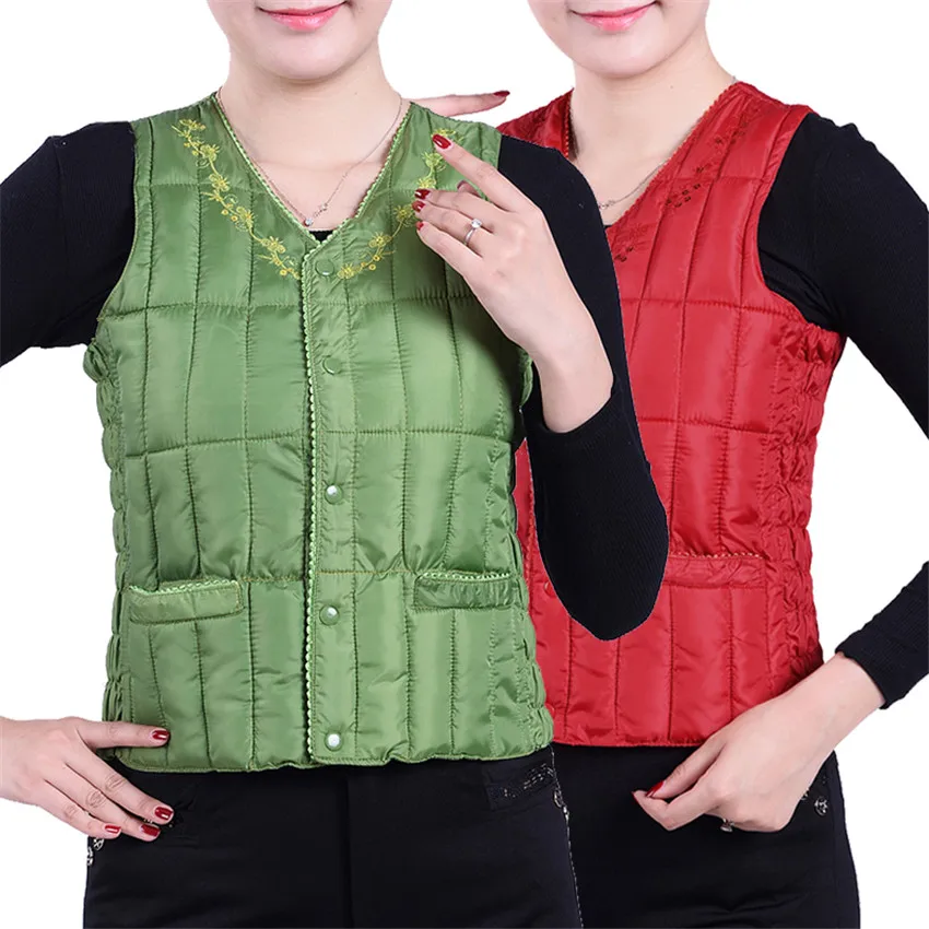New Autumn Down Cotton Vest Lady Short Paragraph Women Vest Sleeveless Cotton Jacket Big Size Female Warm Tops Winter Wear WZ484
New Autumn Down Cotton Vest Lady Short Paragraph Women Vest Sleeveless Cotton Jacket Big Size Female Warm Tops Winter Wear WZ484