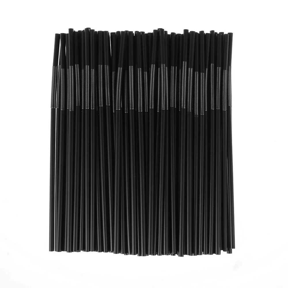100PCS/set Black Flexible Plastic Straw Tube Extra Long Drinking Disposable Party Supplies Barware Beer Juice Kitchen
100PCS/set Black Flexible Plastic Straw Tube Extra Long Drinking Disposable Party Supplies Barware Beer Juice Kitchen