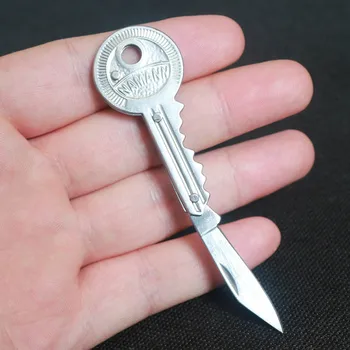 New 1Piece Mini Key Knife Fold Key Pocket Knife Key Chain Knife Peeler Portable Camping Key Ring Knife Outdoor Survival Tool
New 1Piece Mini Key Knife Fold Key Pocket Knife Key Chain Knife Peeler Portable Camping Key Ring Knife Outdoor Survival Tool