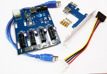 XNWY PCIe 1 to 4 PCI Express 1X Slots Riser Card Mini ITX to External 4 PCI-e Slot Adapter PCIe Port Multiplier Card
XNWY PCIe 1 to 4 PCI Express 1X Slots Riser Card Mini ITX to External 4 PCI-e Slot Adapter PCIe Port Multiplier Card
