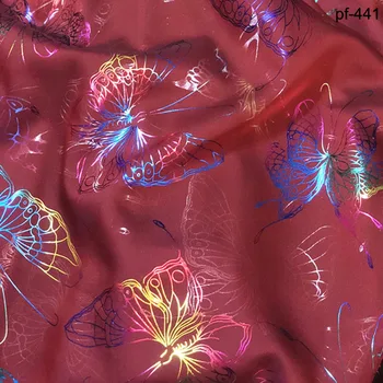 Dancing dress chiffon fabric Bronzing Butterfly Fabric Bronzing Gold and Silver cosplay sewing wedding costume DIY
Dancing dress chiffon fabric Bronzing Butterfly Fabric Bronzing Gold and Silver cosplay sewing wedding costume DIY