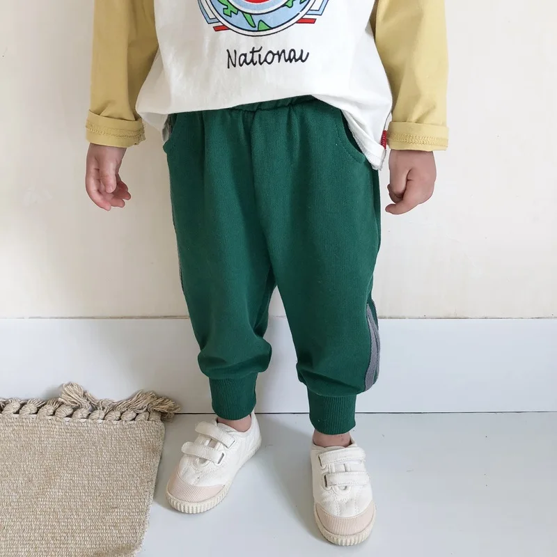 18m-7y New Autumn Pure Cotton Baby Boys Sport Pants Korean Style Kids Clothes Patchworks Striped Children Trousers 5 colors
18m-7y New Autumn Pure Cotton Baby Boys Sport Pants Korean Style Kids Clothes Patchworks Striped Children Trousers 5 colors