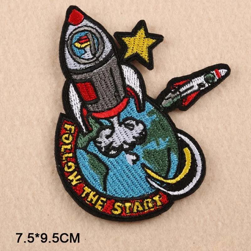 Shuttle Rocket Iron On Patch Embroidered Clothes Patch For Clothing Woman Clothes Stickers
Shuttle Rocket Iron On Patch Embroidered Clothes Patch For Clothing Woman Clothes Stickers