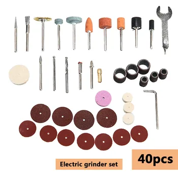 Abrasive Tool 40pcs Rotary Power Tool Set For 3.2 mm Shank Sanding Polish Cutting Accessory Bit Set Mini Drill Kit
Abrasive Tool 40pcs Rotary Power Tool Set For 3.2 mm Shank Sanding Polish Cutting Accessory Bit Set Mini Drill Kit