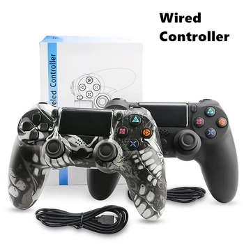 USB Wired Gamepad For Sony PS4 Pro Controller Dual Shock Remote Gamepad Controller