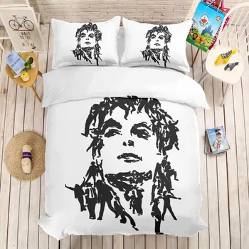 New Design 3D Bedding Set Duvet Covers Pillowcases Michael Jackson Twin Full Queen California King Comforter Bed Sets Bedclothes
New Design 3D Bedding Set Duvet Covers Pillowcases Michael Jackson Twin Full Queen California King Comforter Bed Sets Bedclothes