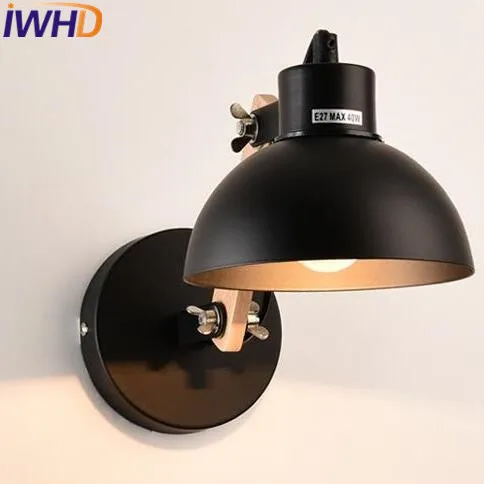

IWHD Adjustable Arm LED Wall Light Vintage Industrial Lighting Wall Lamp Style Loft Retro Iron Sconce Luminaire On The Wall