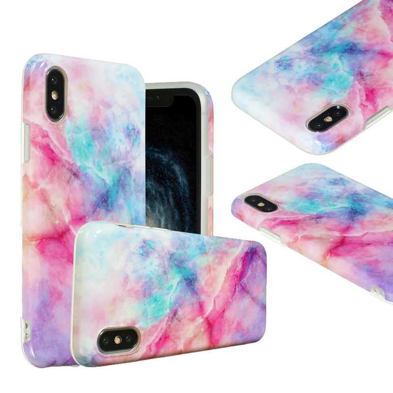Rainbow Marble Case For iPhone XS Max XR X Coque Candy Soft Silicone Phone Case For iPhone 7 8 Plus 6 6S Full Cover Protection
Rainbow Marble Case For iPhone XS Max XR X Coque Candy Soft Silicone Phone Case For iPhone 7 8 Plus 6 6S Full Cover Protection