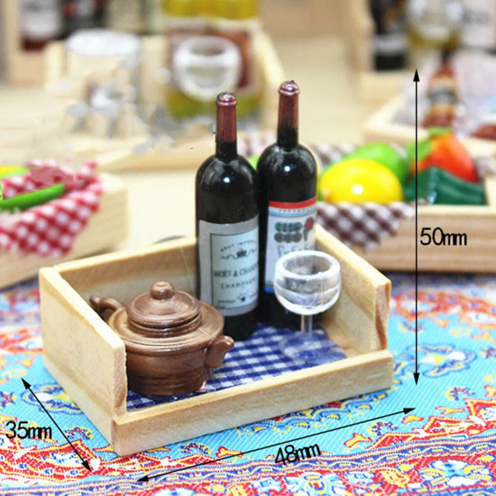 1/12 Dollhouse Miniature Accessories Mini Kettle Wine Bottle Goblet Set with Box Simulation Drinks Toy for Doll House Decoration
1/12 Dollhouse Miniature Accessories Mini Kettle Wine Bottle Goblet Set with Box Simulation Drinks Toy for Doll House Decoration