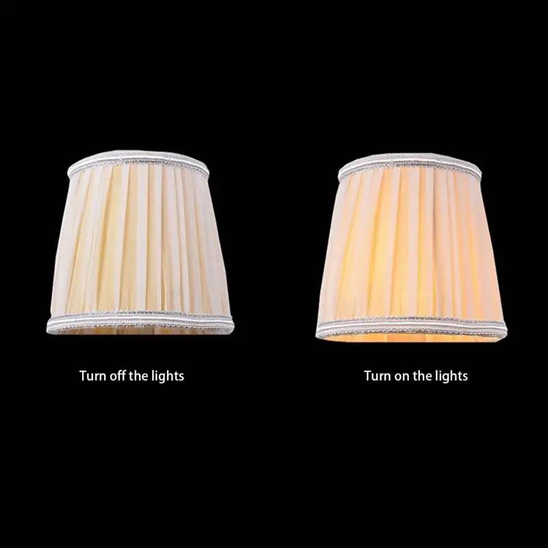 Fabric Lampshade Modern Table Wall Lamp Cover E14 Lampshade Ripple Lamp Shades Chandelier Ceilling Light Lamp
Fabric Lampshade Modern Table Wall Lamp Cover E14 Lampshade Ripple Lamp Shades Chandelier Ceilling Light Lamp
