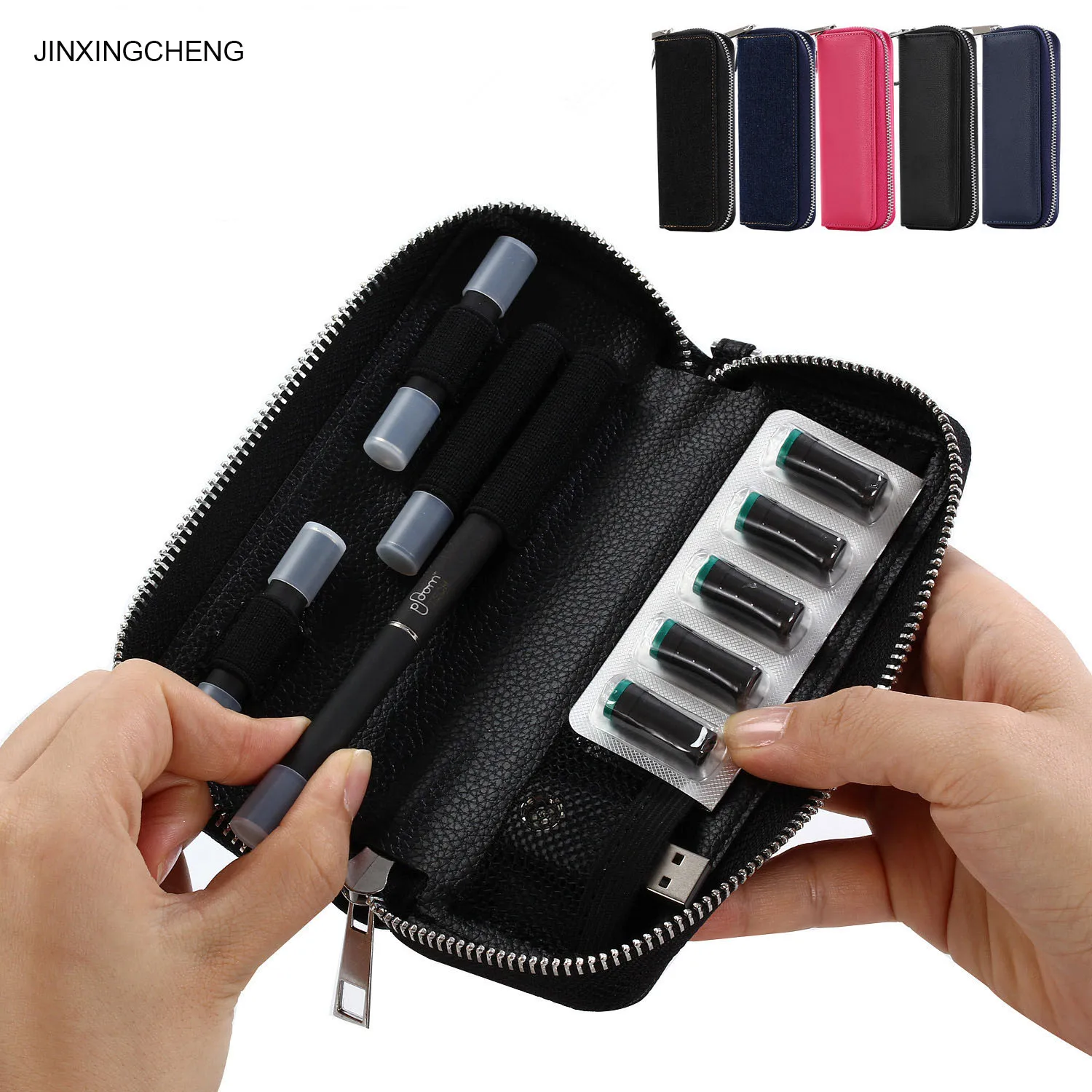 JINXINGCHENG Wallet Case for Ploom Tech Case Protective Holder Cover BOX Leather Carrying Cases
JINXINGCHENG Wallet Case for Ploom Tech Case Protective Holder Cover BOX Leather Carrying Cases