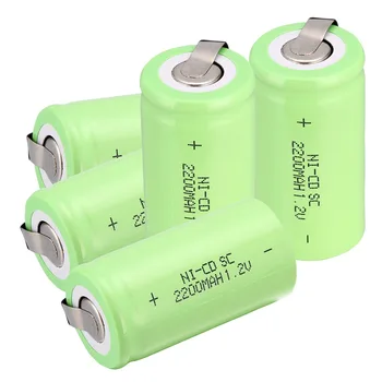 High quality !7 pcs Sub C SC battery 1.2V 2200 mAh Ni-Cd NiCd Rechargeable Battery 4.25CM*2.2CM Batteries -green color
High quality !7 pcs Sub C SC battery 1.2V 2200 mAh Ni-Cd NiCd Rechargeable Battery 4.25CM*2.2CM Batteries -green color