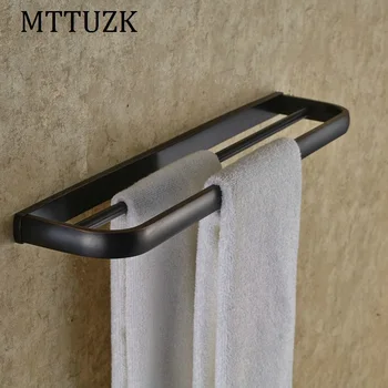 MTTUZK Bathroom Accessories Black Double Towel Bars Oil Rubbed Bronzebar Copper Bath Towel Holder Free Shipping
MTTUZK Bathroom Accessories Black Double Towel Bars Oil Rubbed Bronzebar Copper Bath Towel Holder Free Shipping