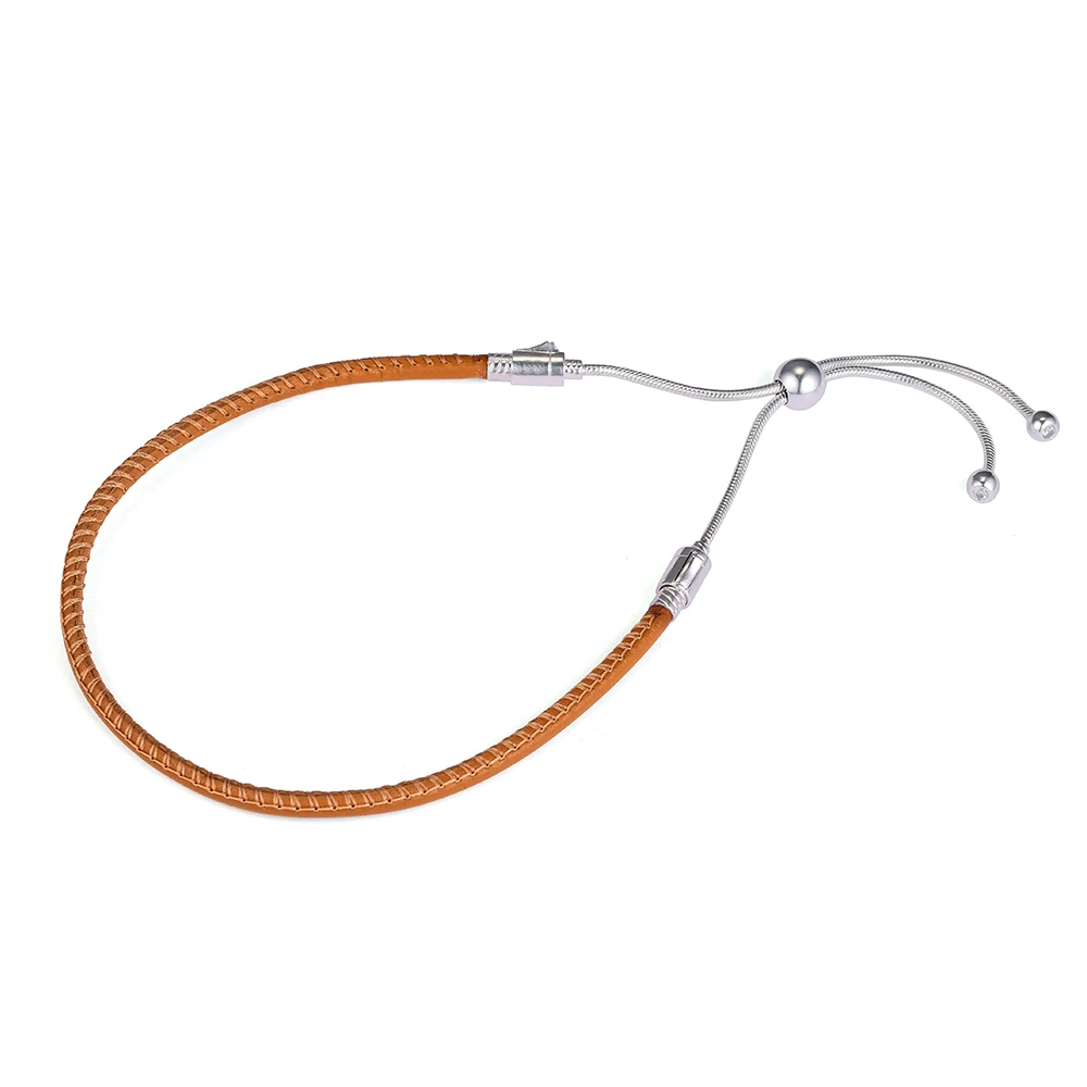 Original Sterling-Silver-Jewelry Moments Sliding Golden Tan Leather Charms Bracelets For Women Silver 925 Jewelry Making
Original Sterling-Silver-Jewelry Moments Sliding Golden Tan Leather Charms Bracelets For Women Silver 925 Jewelry Making