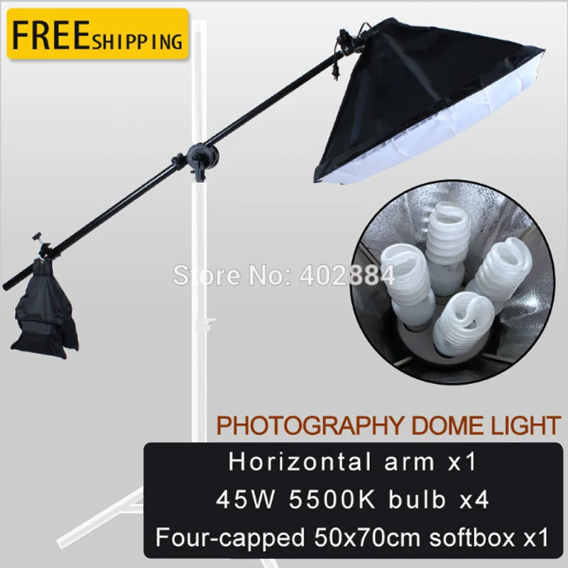 50*70cm Continuous Lighting Softbox 4-Lamp-Holder Cross Bar Double Pulley Horizontal Arm Photography Kit 45W 5500K Bulbs 4PCS
50*70cm Continuous Lighting Softbox 4-Lamp-Holder Cross Bar Double Pulley Horizontal Arm Photography Kit 45W 5500K Bulbs 4PCS