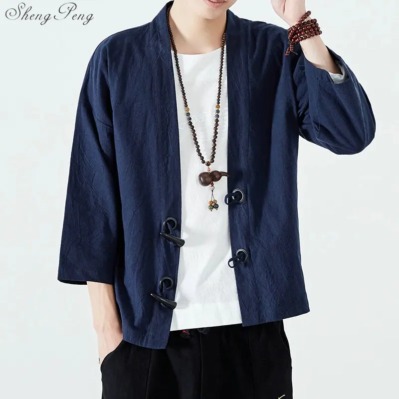 Kimono cardigan men black japanese kimono men samurai costume male yukata haori japanese clothing V1411
Kimono cardigan men black japanese kimono men samurai costume male yukata haori japanese clothing V1411