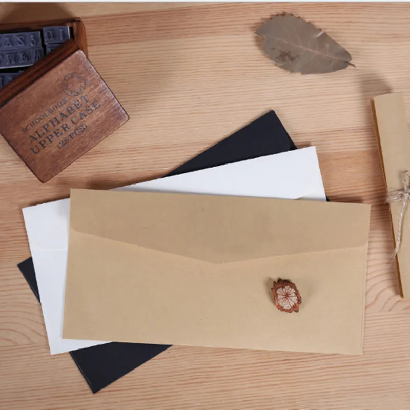50pcs/set Classical Brown White Black Kraft Blank Mini Paper Window Envelopes Wedding Invitation Envelope Gift Envelope 3 Color
50pcs/set Classical Brown White Black Kraft Blank Mini Paper Window Envelopes Wedding Invitation Envelope Gift Envelope 3 Color