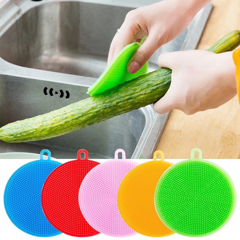 High Quality Silicone Dishwashing Tool Kitchen Washing Brush Bathroom Efficient Dish Cleaning Washing Tool Housing Accessories
High Quality Silicone Dishwashing Tool Kitchen Washing Brush Bathroom Efficient Dish Cleaning Washing Tool Housing Accessories