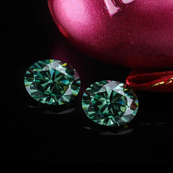 Green Color Moissanites Oval Shape 4*6mm Moissanites Loose Gemstone for Jewelry Making Test Positive
Green Color Moissanites Oval Shape 4*6mm Moissanites Loose Gemstone for Jewelry Making Test Positive
