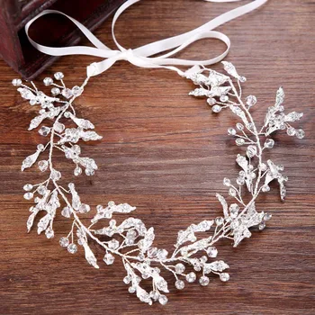 Gorgeous Alloyed Crystal Headbands for Women Headwear Forehead Hair Ornaments with Silk Ribbon Bridal Hairwear LB
Gorgeous Alloyed Crystal Headbands for Women Headwear Forehead Hair Ornaments with Silk Ribbon Bridal Hairwear LB