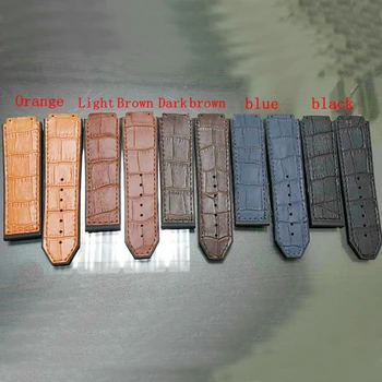 Watch Accessories For Hublot Straps 25MM * 19MM * 22mm Black Blue / Orange Leather Rubber Strap For Men
Watch Accessories For Hublot Straps 25MM * 19MM * 22mm Black Blue / Orange Leather Rubber Strap For Men