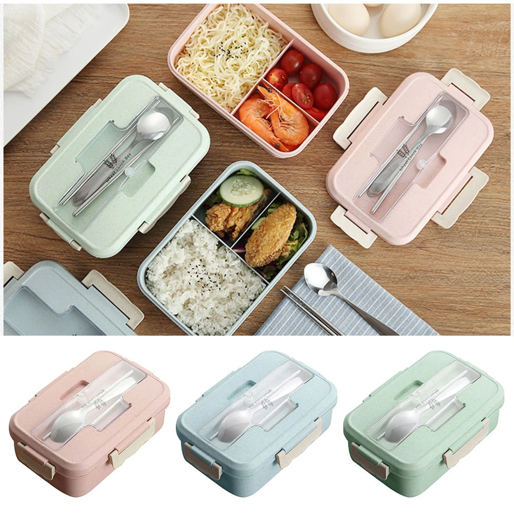 Portable Wheat Straw Lunch Box Children Kids Back To School Season Separate Bento Boxes With Tableware For Outdoor Camping
Portable Wheat Straw Lunch Box Children Kids Back To School Season Separate Bento Boxes With Tableware For Outdoor Camping