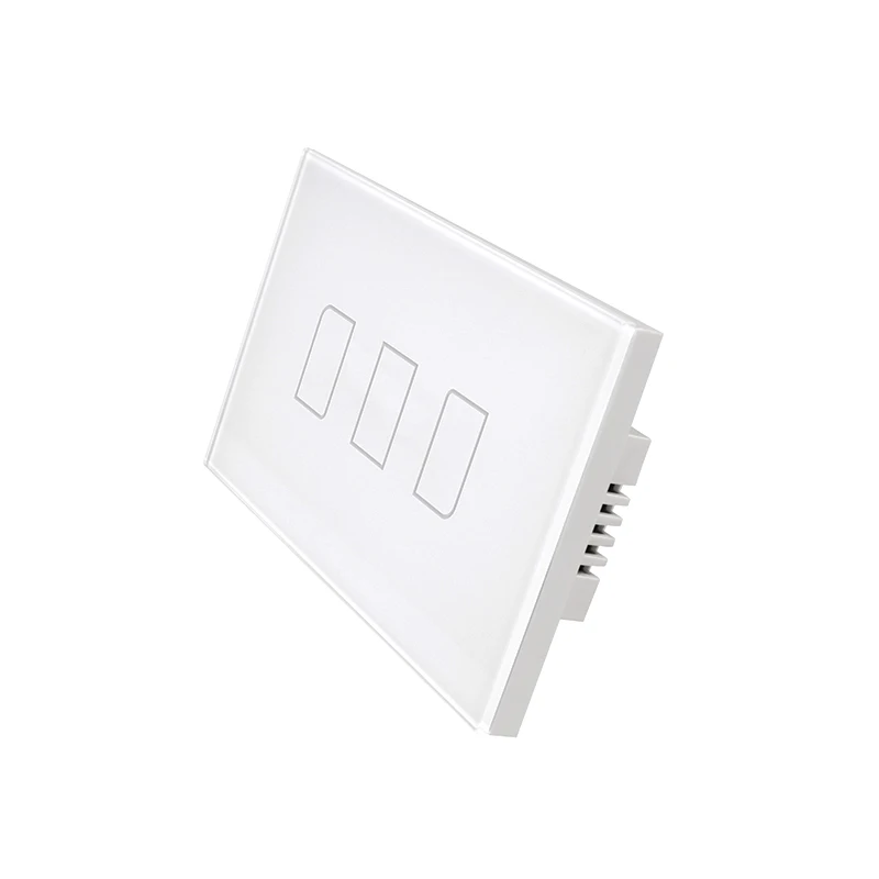 BroadLink TC2 US/AU Standard 3 Gang 1 Way Wifi Controlled Touch Light Switch with Free APP for iOS and Android Smart Phone
BroadLink TC2 US/AU Standard 3 Gang 1 Way Wifi Controlled Touch Light Switch with Free APP for iOS and Android Smart Phone