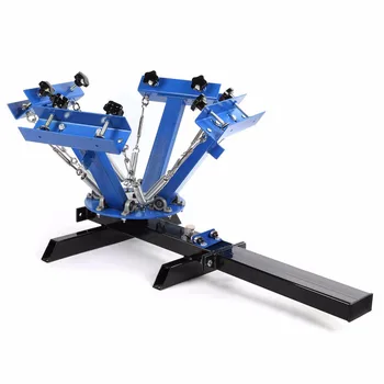 Screen Printing Machine Press 4 Color 1 Station Silk Screen Printing Machine Adjustable Double Spring Devices
Screen Printing Machine Press 4 Color 1 Station Silk Screen Printing Machine Adjustable Double Spring Devices
