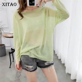 XITAO Slim Sheath Perspective Blouse Korea Fashion O Neck 2019 Pleated Pullover Wild Joker Sexy Thin Women Elegant New WBB4466
XITAO Slim Sheath Perspective Blouse Korea Fashion O Neck 2019 Pleated Pullover Wild Joker Sexy Thin Women Elegant New WBB4466